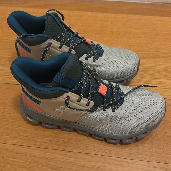 On Cloud Hi Edge Casual Shoes Glacier/ Shadow size 9.5 - Picture 4 of 12